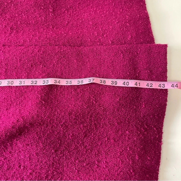 VTG Rencroft Coat Womens XL Pink with Brown Fur Collar Bracelet 3/4 Sleeve - Picture 11 of 11